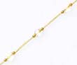 
14k Yellow 6 mm Round Clear Crystal Bar S

