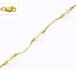 
14k Yellow 6 mm Round Clear Crystal Neckl
