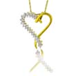 
10k Yellow Heart Diamond Pendant

