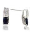 
10k White 5x3 mm Oval Sapphire and Diamon
