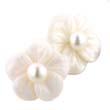 
14k Yellow White Mother Of Pearl Flower W
