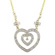 
10k Yellow Heart Diamond Necklace
