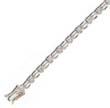 
Double Bar Prong Set Round 3.5 mm CZ Silv
