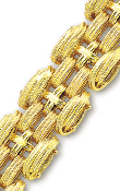 
14k Yellow Bold Couture Design Bracelet -
