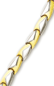
14k Two-Tone Elegant Fancy Design Bracele
