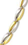 
14k Two-Tone Elegant Fancy Design Bracele
