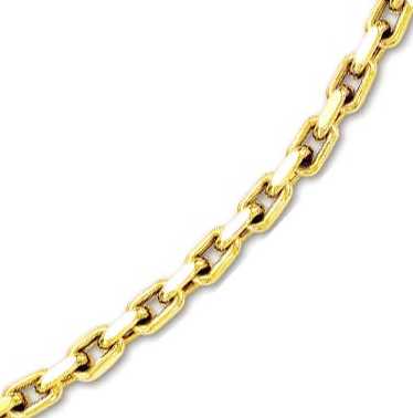 
14k Yellow Mens Bold Cable Link Necklace - 26 Inch
