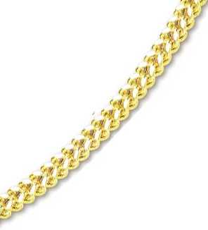 
14k Yellow 6 mm Mens Fancy Bold Franco Necklace - 26 Inch
