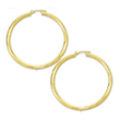 
14k Yellow 3x50 mm Bold Shiny Hoop Earrin
