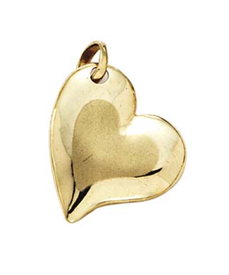 
14k Yellow Gold Polished Basic Heart Shape Pendant
