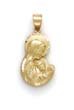 
14k Small Mary and Child Pendant
