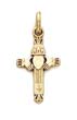 
14k Small Claddagh Cross Pendant
