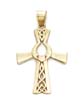 
14k Claddagh Cross Pendant

