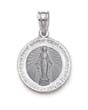 
14k White Miraculous Medallion Pendant
