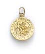 
14k St Christopher Medallion Pendant
