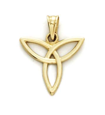 
14k Yellow Gold Celtic Knot Pendant
