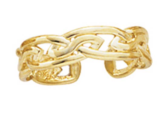 
14k Yellow Gold Large Celtic Knot Toe Ring
