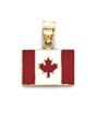 
14k Enamel Canada Flag Pendant
