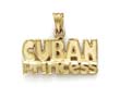 
14k Cuban Princess Pendant
