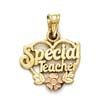 
14k Special Teacher Heart Pendant
