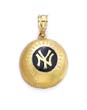 
14k NY Yankees Enamel Pendant
