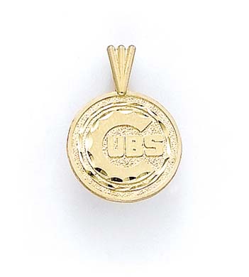 
14k Yellow Gold Chicago Cubs Pendant
