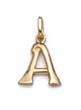 
14k Polished Initial A Pendant 11/16 Inch
