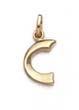 
14k Polished Initial C Pendant 11/16 Inch
