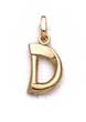 
14k Polished Initial D Pendant 11/16 Inch
