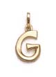 
14k Polished Initial G Pendant 11/16 Inch
