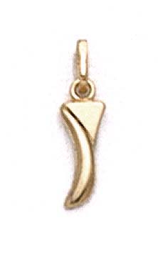 
14k Yellow Gold Polished Initial I Pendant 11/16 Inch Long
