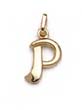 
14k Polished Initial P Pendant 11/16 Inch
