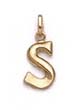 
14k Polished Initial S Pendant 11/16 Inch
