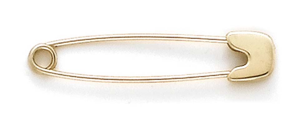 
14k Yellow Gold Large Safety Pin
