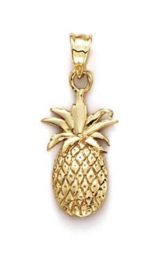 
14k Yellow Gold Pineapple Pendant
