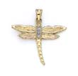 
14k Diamond Dragonfly Pendant
