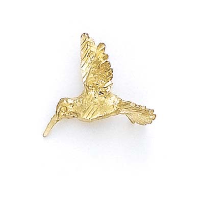 
14k Yellow Gold Small Humming Bird Pendant
