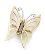 
14k Two-Tone Butterfly Pin
