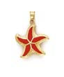 
14k Enamel Starfish Pendant
