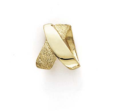 
14k Yellow Gold Large X Style Slide
