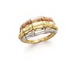 
14k Tricolor Bamboo Style Ring
