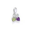 
Sterling Silver and Amethyst Peridot Pend
