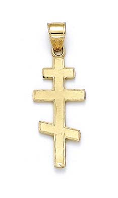 
14k Yellow Gold Greek Orthodox Cross Pendant
