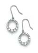
Sterling Silver CZ Journey Circles Earrin
