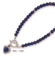 
Sterling Silver 7 In Lapis Beads Beads He
