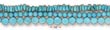 
SS 17 In 3 strand Turquoise Bead-Disc Nug
