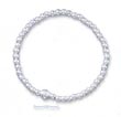 
Sterling Silver 5 In 3mm Bead strand etch
