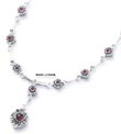 
Sterling Silver 16 In Expandable Garnet F
