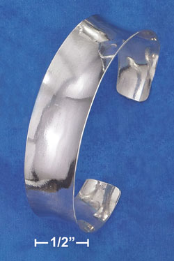 
Sterling Silver High Polish 5/8 In. Cuff Flared/Curved Edges
