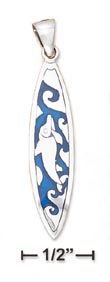 
SS Dolphin Wave Design Surfboard Paua She
